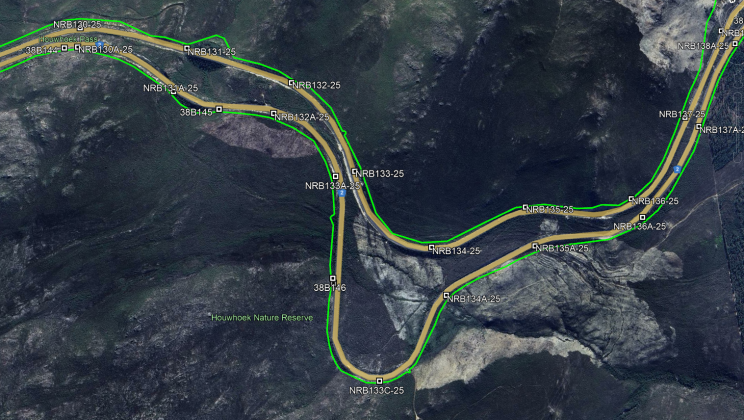 Road design survey